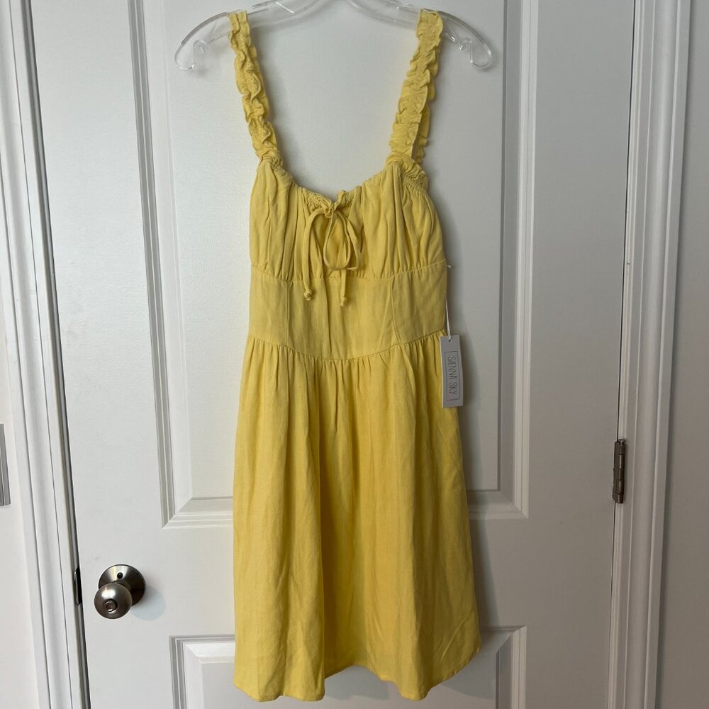 Sienna Sky Dress Women's Size Large Yellow NWT